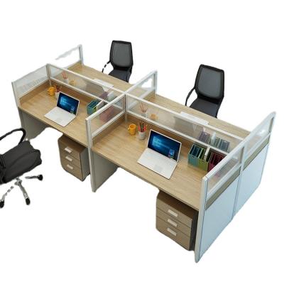 China Office furniture simple modern staff workstation combination staff office desk and chair for sale