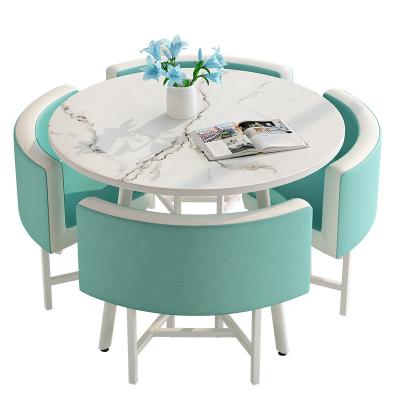 China Modern office reception negotiation desk and chair beauty shop waiting table restaurant table cafe shop coffee table for sale