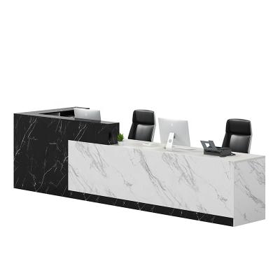 China hotel lobby shopping service counter shop Cashier counter modern office reception Front desk for sale