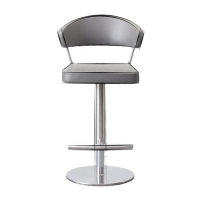 China cheap Modern simple bar stool lift rotating backrest chair luxury bar chair high home bar stool for sale