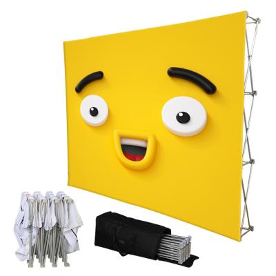 China Easy Fixed Custom Folding Pop Up Banner Display Sign Photobooth Backdrop View Rack for sale