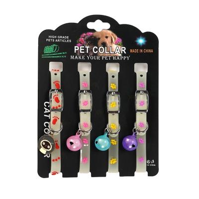 China Wholesale Adjustable Multi-pattern Luminous Reflective Collar Reflective For Cats And Dogs for sale