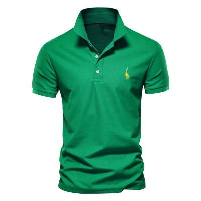 China Wholesale Custom High Quality Embroidered Logo Summer Solid Color Breathable Polo Shirts for sale