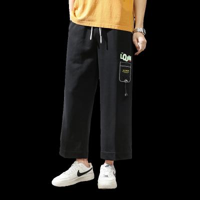 China Viable Bestseller High Quality Men Sport Fashion Handsome Comfortable Cropped Wide Leg Pants for sale