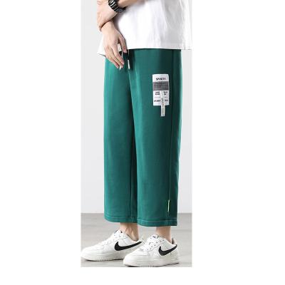 China Sustainable OEM Wholesale Mens Wide Leg Pants Comfortable Sports Relaxed Custom Mens Casual Pants for sale