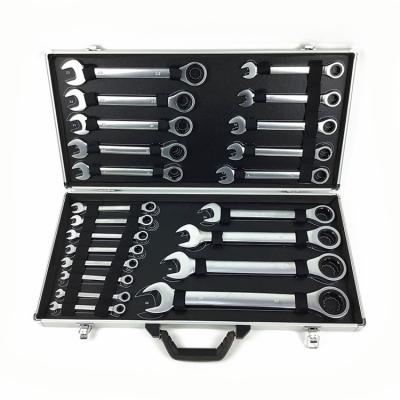 China 22PCS Power Box Tool Combination Ratchet Wrench Strong Aluminum Tool Kit for sale