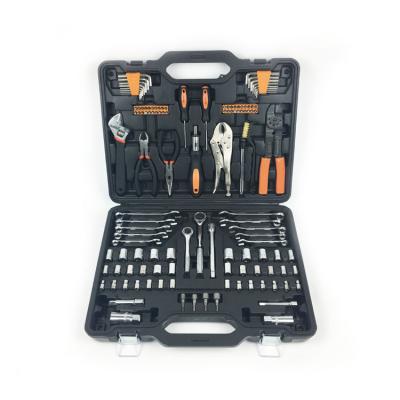 China Household repair tool kit; 123pcs Car Repair Tool Kit DIY Tool Set Socket Wrench Tool Kit Mechanic Tools Repair Movable Box for sale