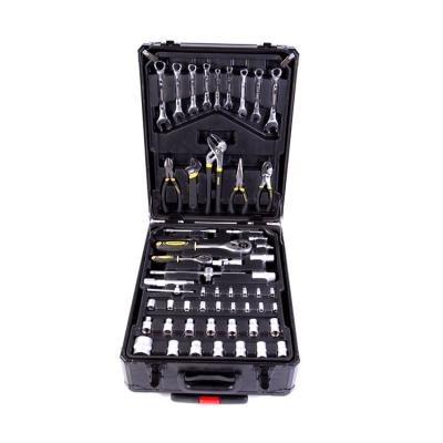 China Car and bicycle repair tool kit; 499pcs Tool Kit Household Aluminum Trolley Tool Kit With Yellow Color for sale