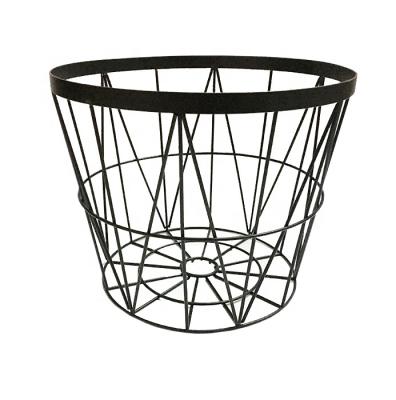 China Viable Multifunctional Bath Toy Organizer Storage Basket, Wire Metal Storage Basket Mesh Basket With Handle for sale