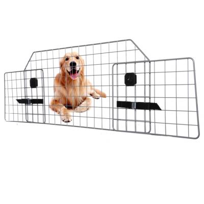 China Custom Viable Logo Accepted Pet Dog Cat Car Dog Barrier Fence Kennel Dog Car Barrier for sale