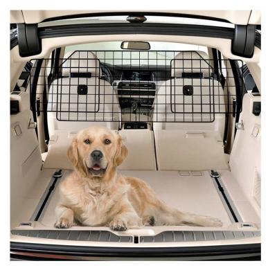 China Dogs Fitted Universal Car Dog Barrier Gate Metal Dog Barrier Outdoor Safety Fence For Dog for sale