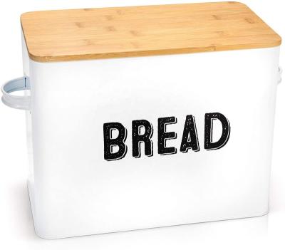 China Large Eco - Friendly Bread Box For Kitchen Counter Stands Bread Storage Loaf Container for sale