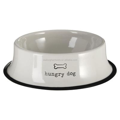 China LFGB Sustainable Fashionable Luxury Pet Feeder Pet Food Bowl Stainless Steel Pet Bowl for sale