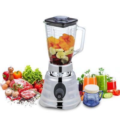 China Multifunctional Kitchen Food Processor 1.25L Large Jar Blender Licuadora Juicer Blende Glass Grinder for sale