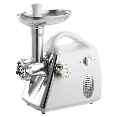 China Suitable for the production of many foods at home use electric vegetable grinders meat cleaver with 3 grinding plates and sausage stuffing for sale