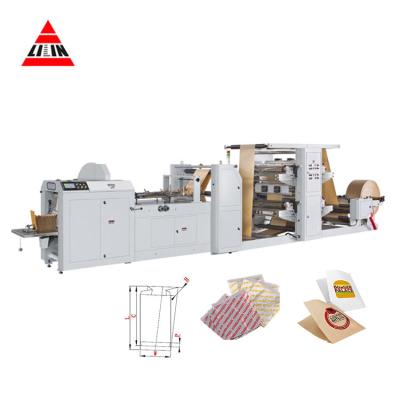 China Factory LMD-400 Full Automatic Kraft Roll Paper Bag Making Machine For Bottom V Bags Kraft Paper Bag Maker Ce for sale