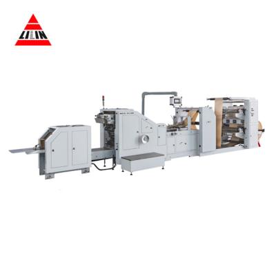 China LSB-200+LST2700J Hotels Roll Feeding Square Bottom Paper Bag Making Machine for sale