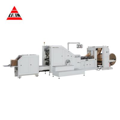 China food & Beverage Factory LSB-450XL Roll Feeding Square Bottom Paper Bag Making Machine Price for sale