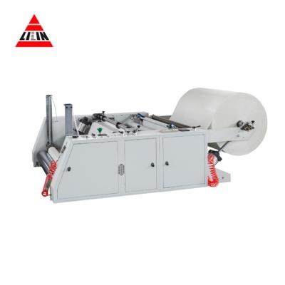 China Low price high quality high speed automatic automatic vertical PVC LSQ series hotels PET BOPP PE paper plastic sheet cutting rewinder ma for sale