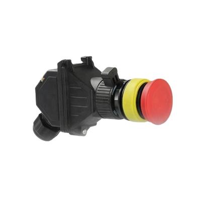 China Area 1& 2 Or 21 Zone Button IP66 Red Waterproof Explosion Proof Switch for sale