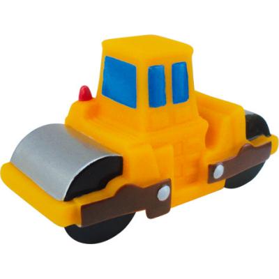 China Supplier Splashing Sounds Squeezes Toy Customized Float Bath Toys Squeaky Non Mold No Water Squirter Toxic Safe Fire Truck Mold Free Play Baby Bath Toy for sale