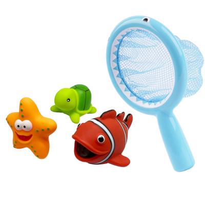 China Hot Selling BPA Free Fishing Kids Play Toys Amazon Hook Bath Shower Time Animals Net Bathtub Pool Toys Baby Gift Educational Bath Toy for sale