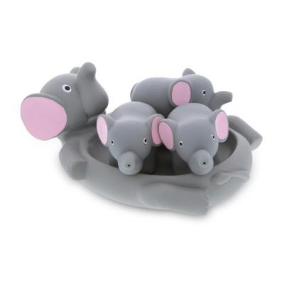 China 2022 Custom Bath Toy Factory Hippo Mother Cub Set Ship Shaped Bath Toy Children's Gift for sale