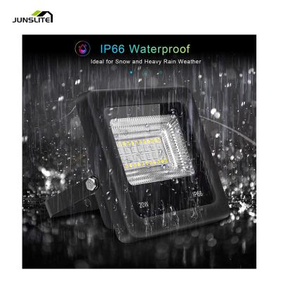 China Super Bright Sports Stadiums LED Garden Light With APP Control RGBW Multi Color Changing Waterproof 50W LED Flood Light for sale