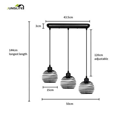 China Modern Antique Style Black Cage Pendant Lighting Industrial Rustic Design Hanging Lamp For Kitchen Dining Room Loft for sale