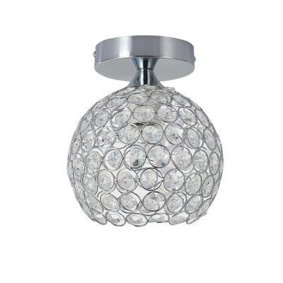 China Small Round Crystal Corridor Surface Mounted Ceiling Lights Recessed Lamp for sale