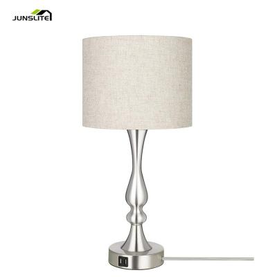 China Modern 40W Modern 3Way LED Touch Control Dimmable Near Table Lamp For Hotel With USB Fashion Modern Style Nightstand New Designer for sale