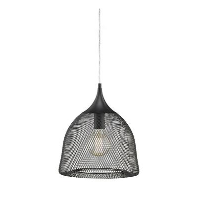 China Hot Selling Black Mesh Modern Home Modern Metal Spherical Chandelier E27 Max 60W for sale