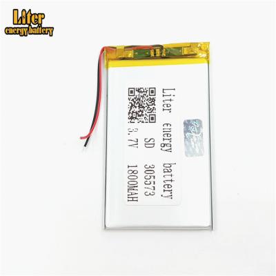 China Machine- 305573 1800mah 3.7v lipo lithium polymer rechargeable battery cell for sale