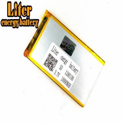 China Toys 3.7v rechargeable battery 1260100 10Ah battery cell 10000mah for power bank for sale