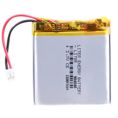 China Power tools customized 904040 1500mah lipo battery 3.7v lithium polymer battery with pH 2.0mm for sale