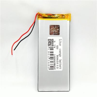 China toys 8065113 lipo 3.7V battery 10000mah lithium polymer battery cell for electronic power bank for sale