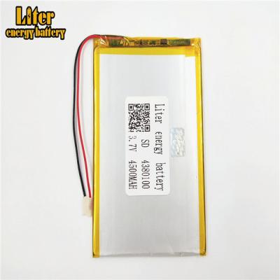 China Digital Products 3.7V 4500mAh 4380100 Rechargeable Polymer Lithium Battery For MP5 GPS DVD EBook Tablet Video Game for sale