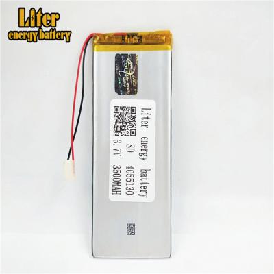 China Home appliances 4055130 3.7v 3500mah lipo battery in rechargeable batteries with full capacity for sale