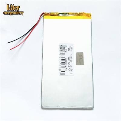 China Toys 30100150 Rechargeable 5000mah Lithium Polymer Battery 3.7V Lipo Single Cell for sale