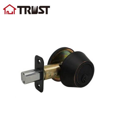 China TRUST 7301-RB Single Open Or Double Open American Tubular Deadbolt American ANSI Grade 3 Lock For Single Open for sale