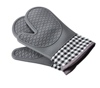 China Fashion Design Washable Household Oven Multi Function Silicone Baking Wash Mitt for sale