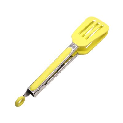 China 2022 Wholesale Factory Stocked Yangjiang Kitchen Cooking Tongs 10/12 Inch Silicone Food Tongs for sale