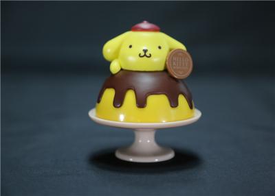 Cina La plastica su ordinazione di PompomPurin gioca il materiale giallo 6*3.5*4.2cm del PVC di colore in vendita