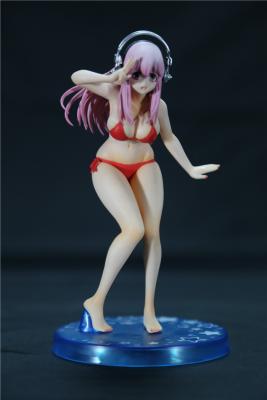 China Red Color Sex Anime Figure , Undressable Anime Figures Different Style Available for sale