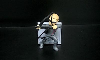 China Hawkeye Guy Little Collectible Toys Wears Glasses For Home Decoration for sale