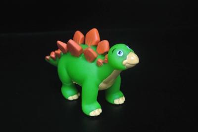 Cina I mini dinosauri del piccolo vinile verde, mini dinosauro calcola il materiale del PVC in vendita