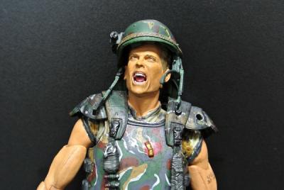 China Camouflage Soldier Action Figures , Army Action Figures With Screaming Face for sale