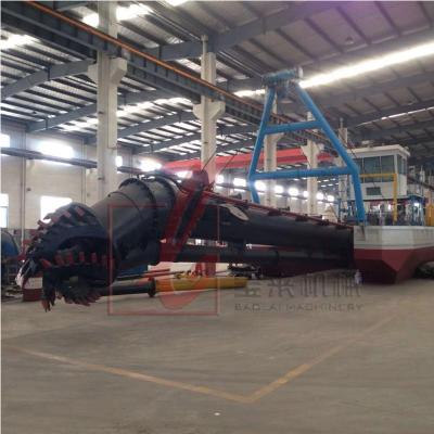 China Hydraulic Sand Cutter 5500m3/H Suction Dredger / Mud Clay Dredging 26inch Cummins Engine For River Sand Mining for sale