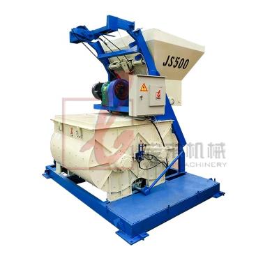 China Building Material Stores Cement Mixer Js500 for sale