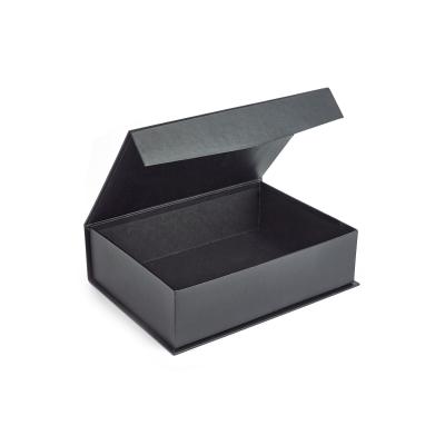 China Recycled Materials Magnetic Gift Box With Ribbon For Clothes Box Flip Lid Magnetic Gift Box for sale